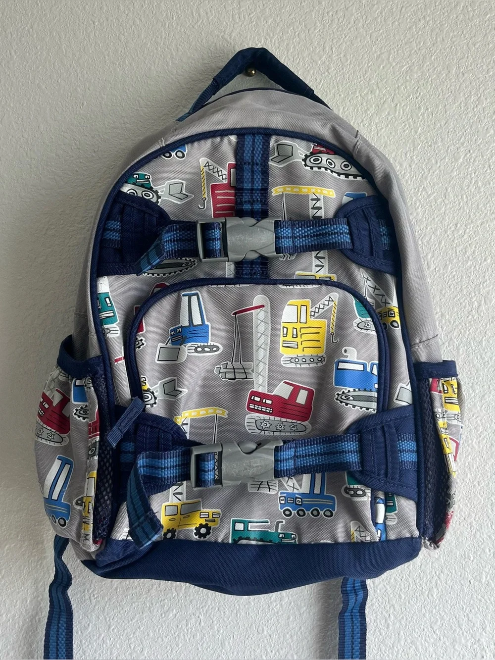 Pottery Barn Kids Jax construction glow-in-the-dark Mackenzie backpack small